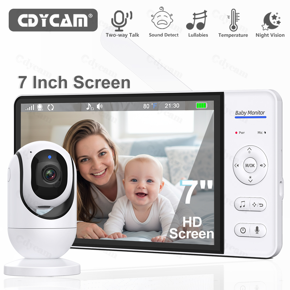Baby Monitor Split Screen - 7.0 ''فيديو مراقبة الطفل 720P 5000mAh