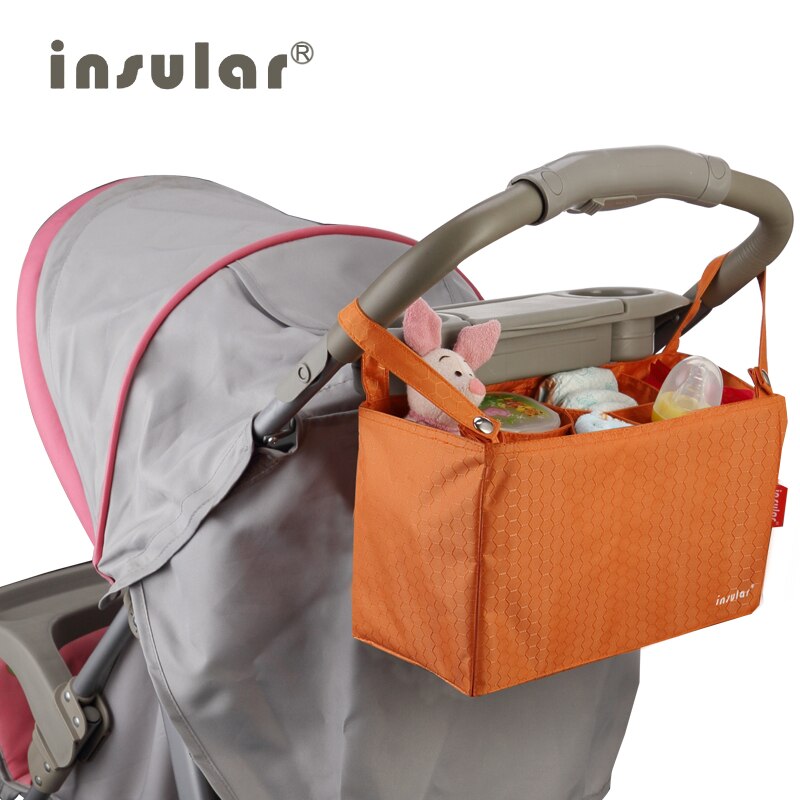 Baby Bag Nursery - حقيبة عربة أطفال Insular، منظم حفاضات
