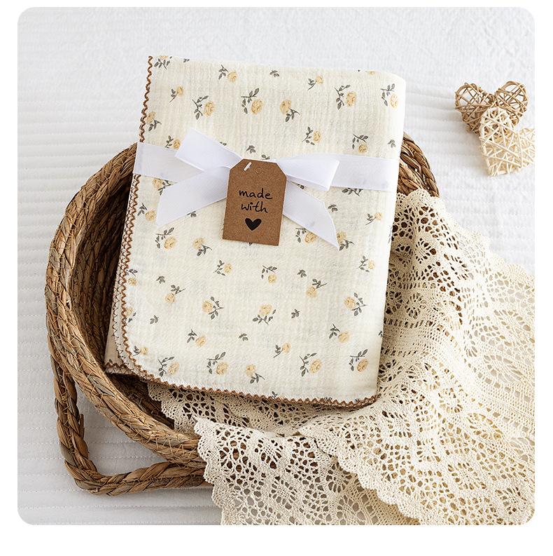Baby Girl Nursery Quilt - بطانية صيفية للأطفال حديثي الولادة مقاس