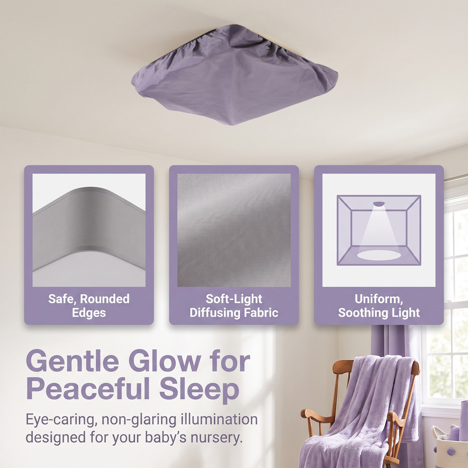 غطاء مصباح سقف للأطفال من القم - مراجعة Baby Nursery Light Shade وسعره