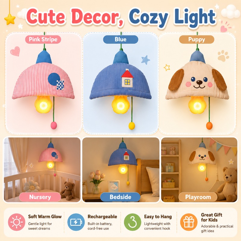 مصباح ليلي معلق قابل لإعادة ال - مراجعة Baby Nursery Light Shade وسعره