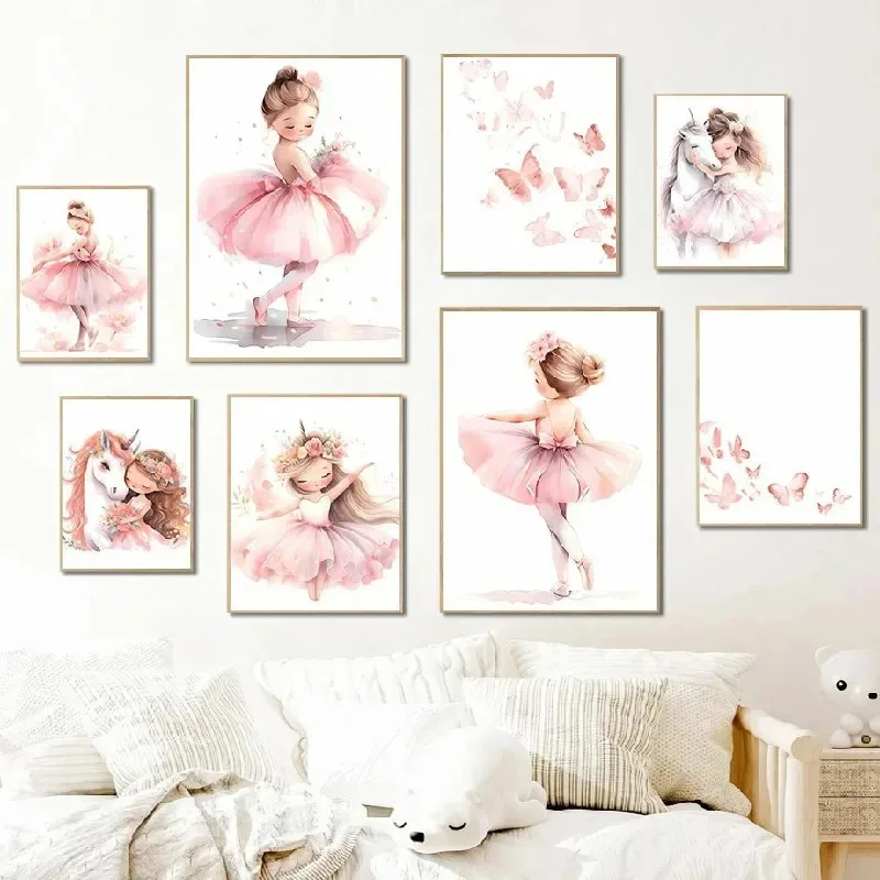 ملصق فني للفتيات على شكل راقصة - مراجعة Baby Nursery Girl Room وسعره