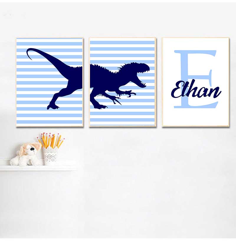 الفن قماش اللوحة الشمال الملصق - مراجعة Baby Nursery Name Wall Art وسعره
