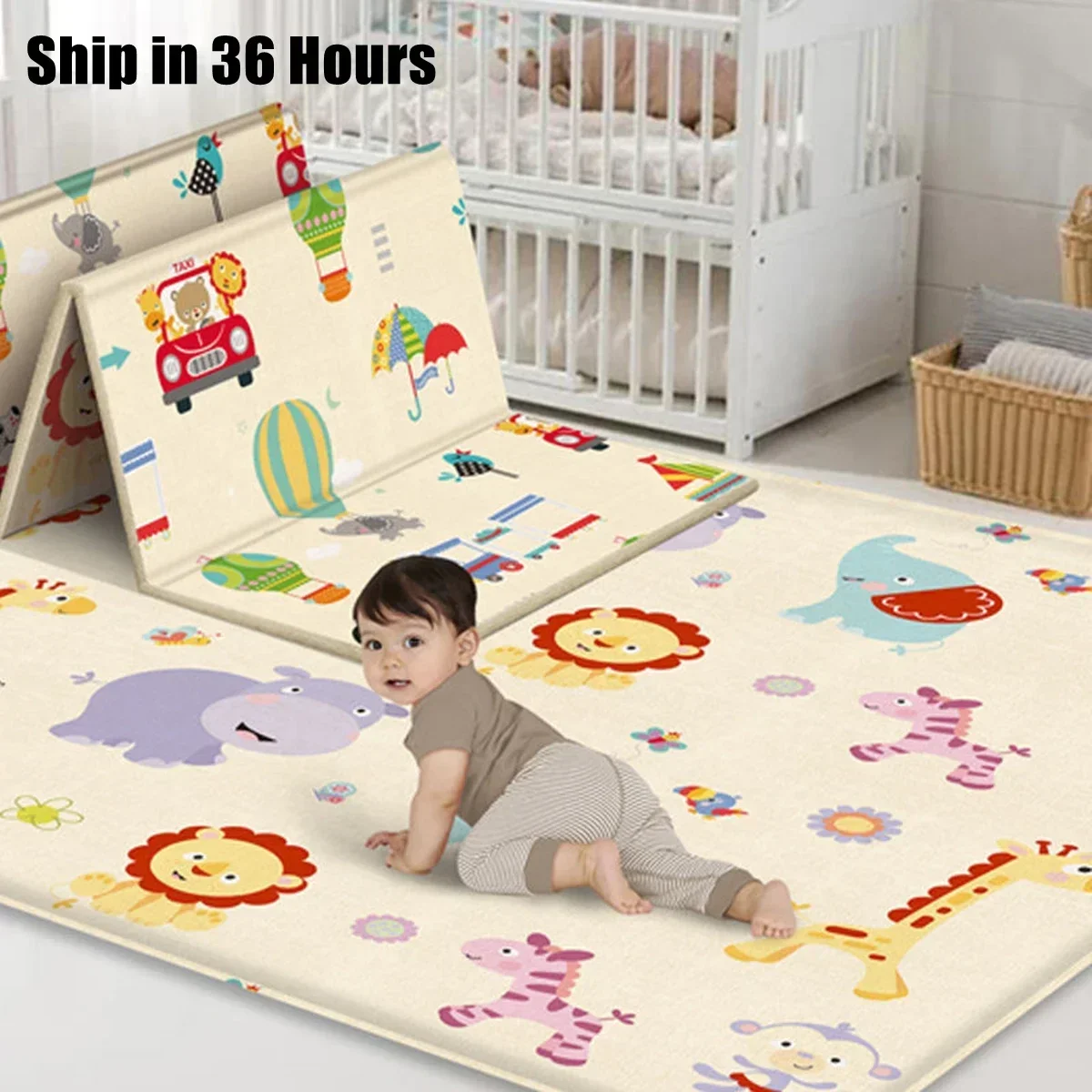 سجادة أطفال تعليمية قابلة للطي - مراجعة Baby Nursery Mat وسعره