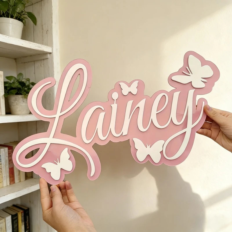 لوحة اسم الطفل المخصصة، تصميم  - مراجعة Baby Nursery Decorations وسعره