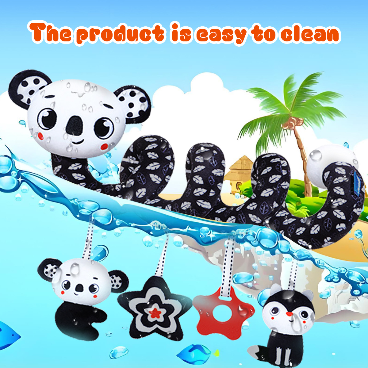 ألعاب قطيفة حلزونية، ألعاب مقع - مراجعة Baby Nursery Mobile وسعره