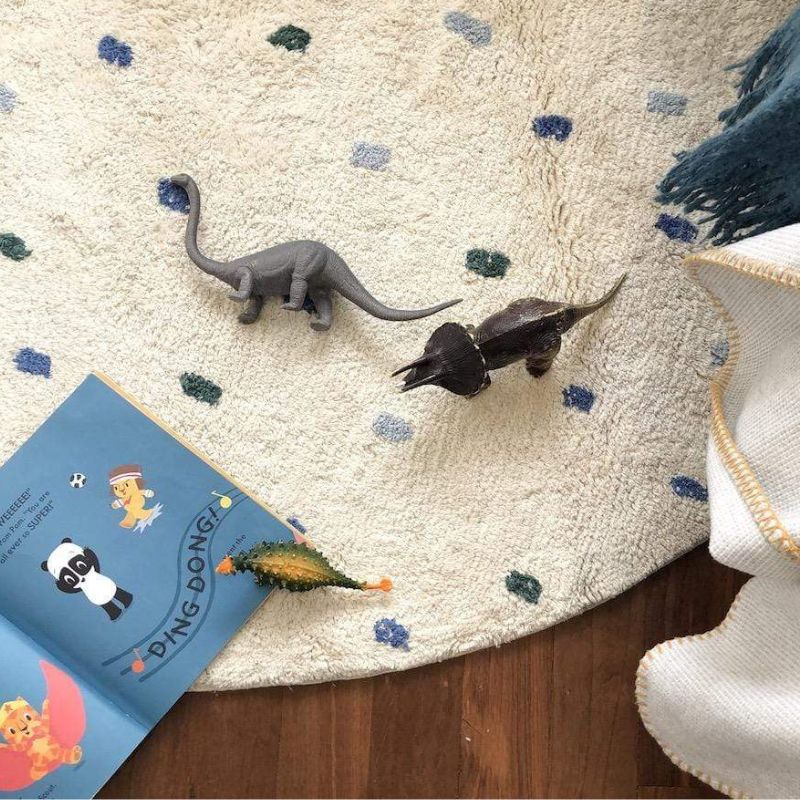سجادة منفوش منقطة لغرفة المعيش - مراجعة Baby Nursery Mat وسعره