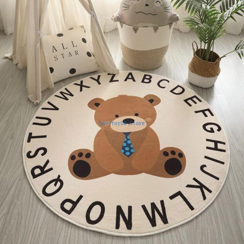 Y4UD الكرتون الحيوان طباعة الط - مراجعة Baby Nursery Mat وسعره