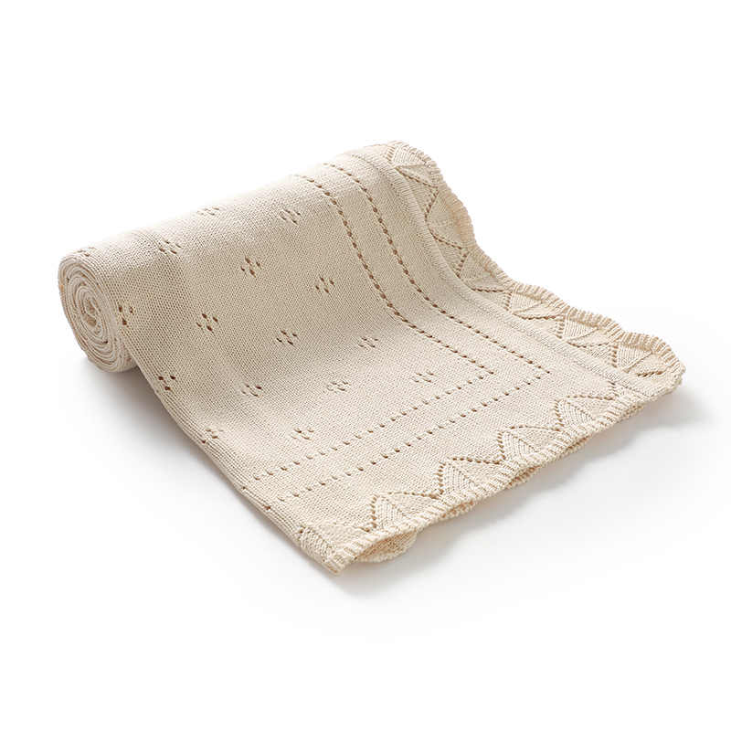 بطانيات أطفال قطنية محبوكة 100 - مراجعة Baby Girl Nursery Quilt وسعره