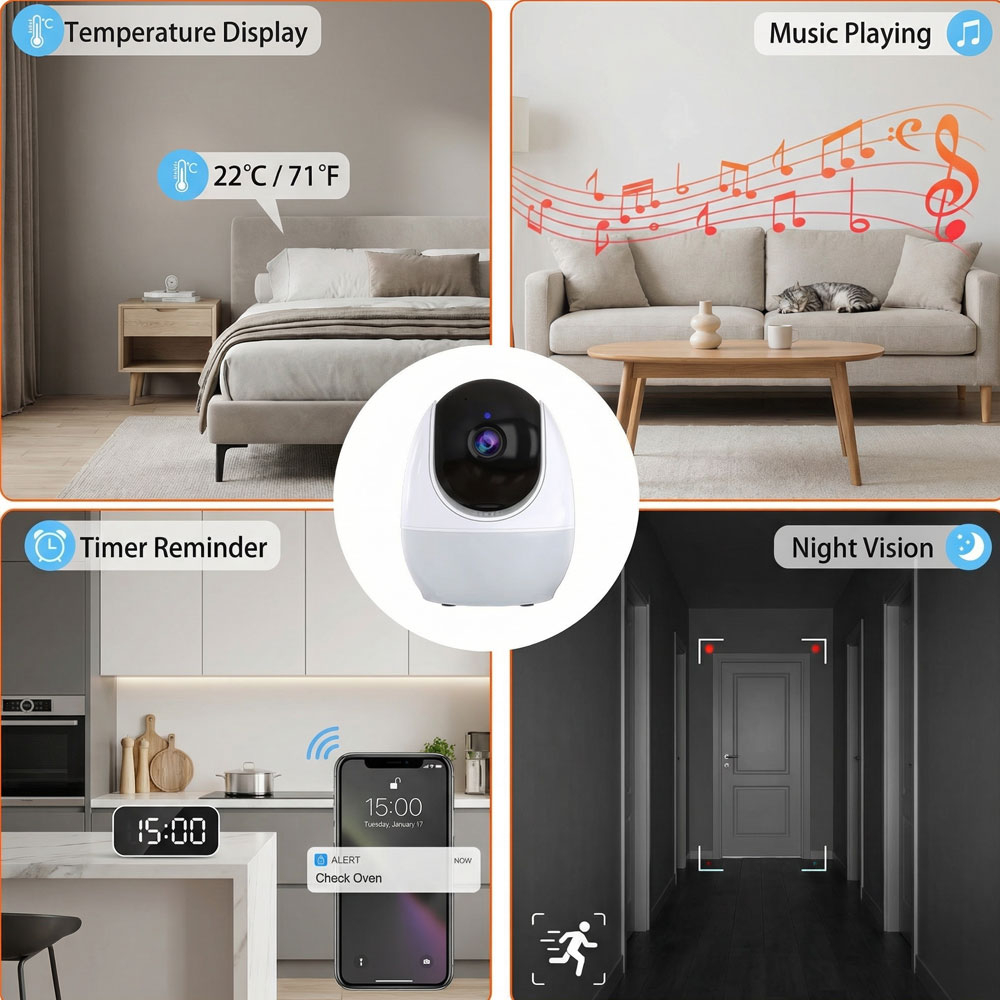 كاميرا مراقبة الأطفال واي فاي  - مراجعة Baby Monitor Split Screen وسعره