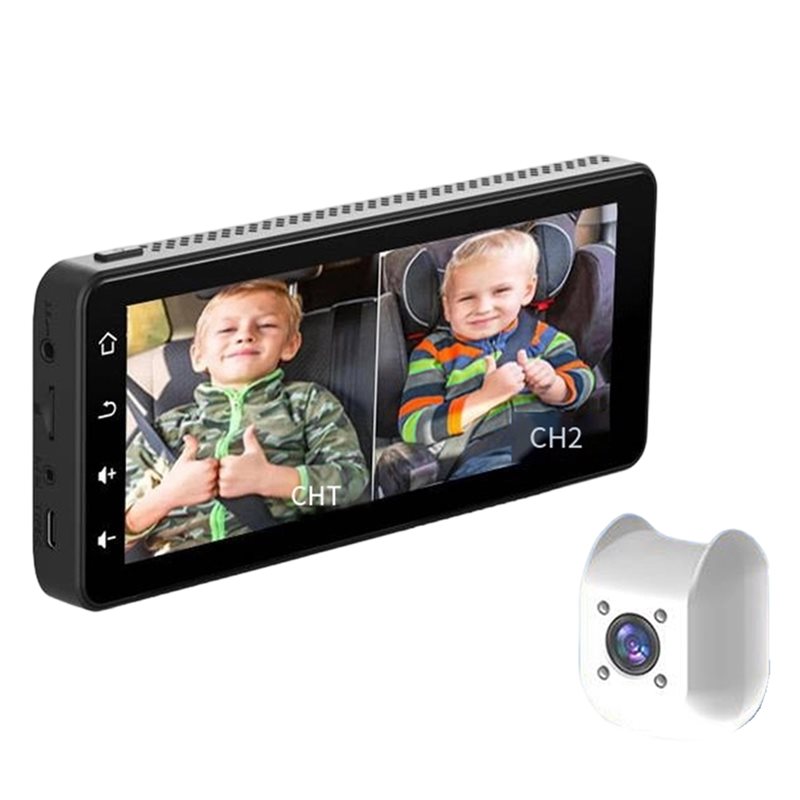 كاميرا سيارة للأطفال متوافقة م - مراجعة Baby Monitor Split Screen وسعره