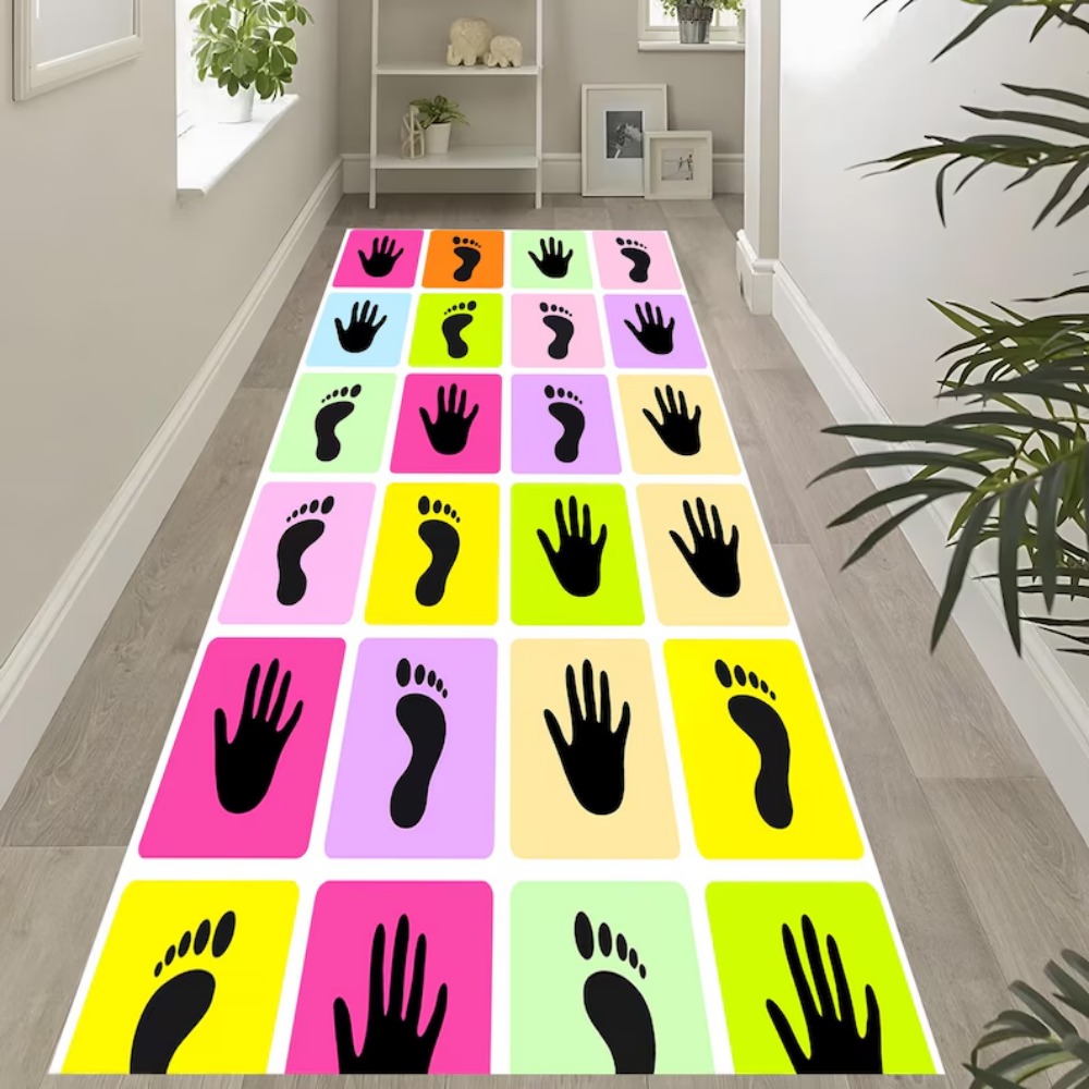 سجادة أرضية بتصميم بصمات الأيد - مراجعة Baby Nursery Mat وسعره