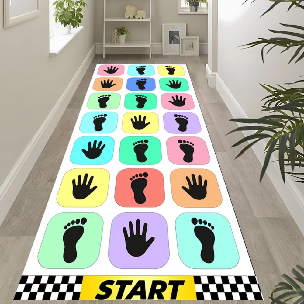 سجادة أرضية بتصميم بصمات الأيد - مراجعة Baby Nursery Mat وسعره