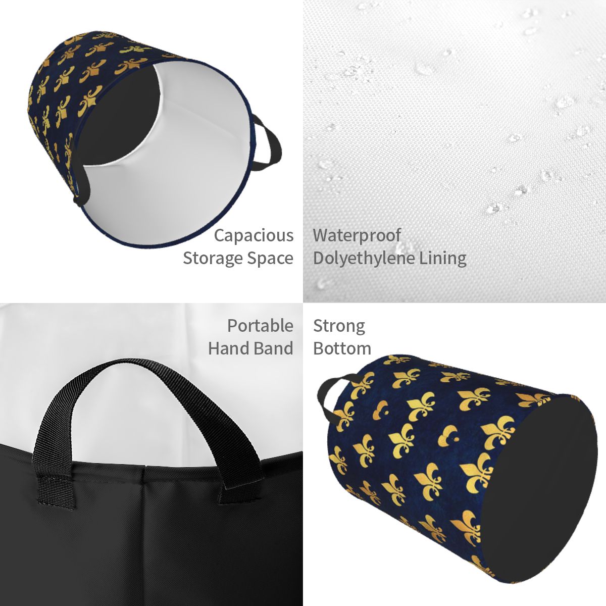 سلة غسيل من Royal Gold Blue Gr - مراجعة Baby Nursery Laundry Basket وسعره
